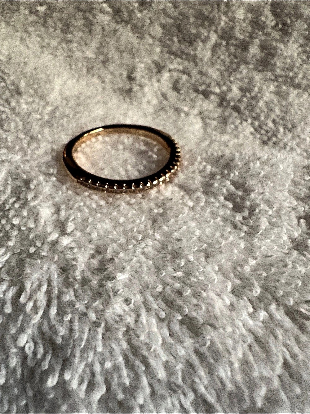 Crystal Edge Ring in & Gold